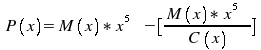 Formula per calcolare P(x)
