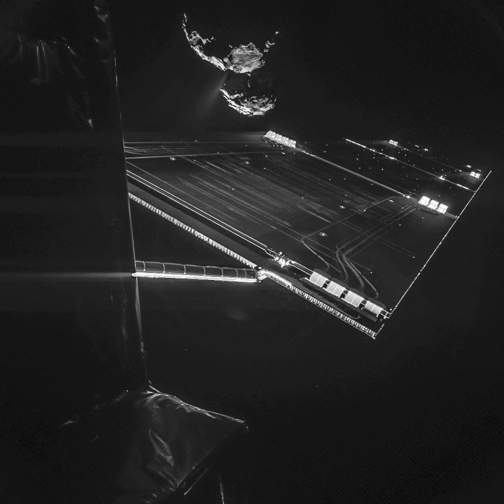 Rosetta selfie at 16 km